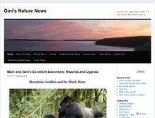 Tablet Screenshot of ginisnaturenews.com